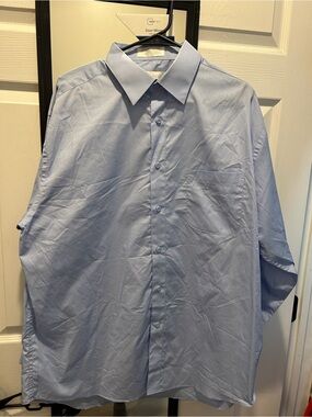 Marquise Light Blue Men's Dress Shirt - Pointed Collar